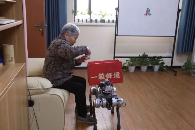 杭州有机器人在社区上班了 智慧养老新助手(图1)