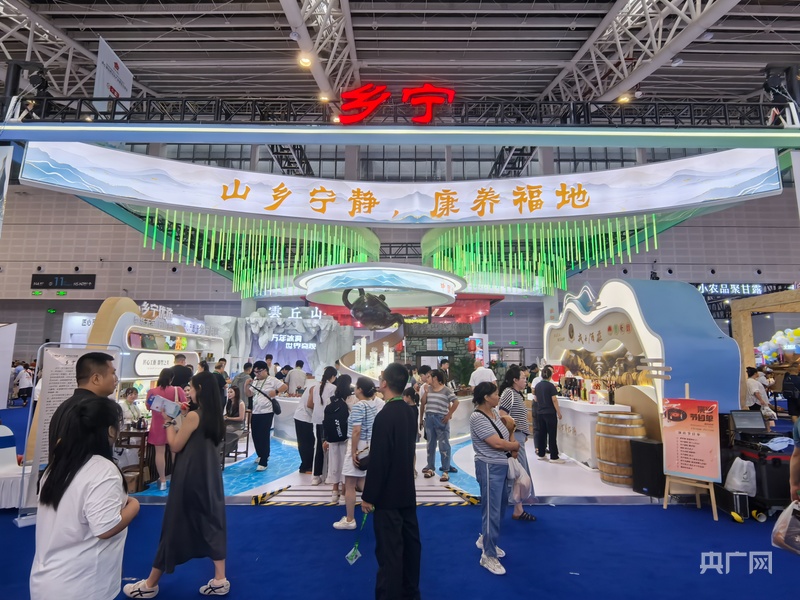 “山乡宁静 康养福地” 乡宁展区闪耀第七届山西文博会(图1)